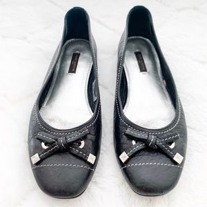 Louis Vuitton ballet flats 37 1/2 - black noir